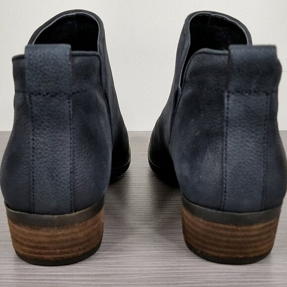 BP. Francine Split Shaft Bootie, Black Leather, Womens Size 5.5 - Picture 5 of 10